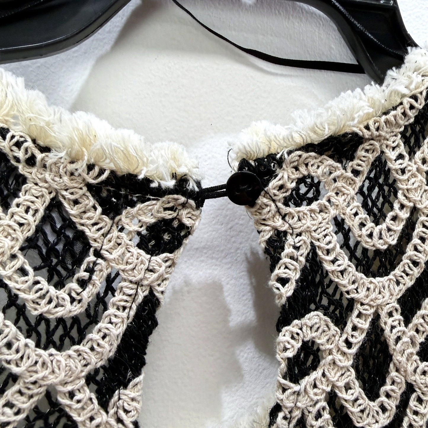Primark Womens Lace Dress - Sleeveless, Black and Cream, Size L