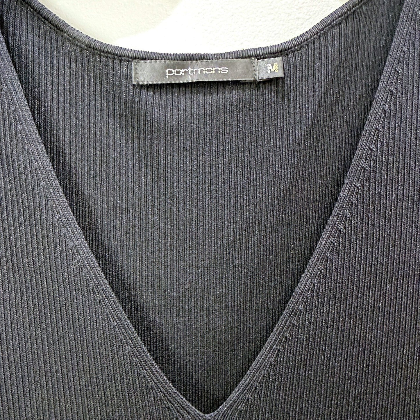 Portmans Womens Maxi Dress Sleeveless Formal Evening Cocktail Black Size M