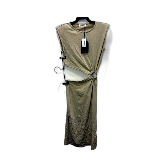 4th + Reckless Womens Beige Nude Rib Jersey Bodycon Dress Size 10 NEW
