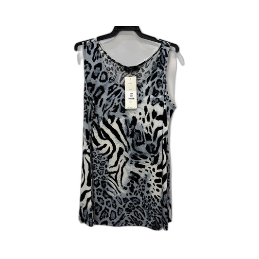 Lillia Womens Sleeveless Blouse Multi Color Casual Lightweight Shirt Size XL NEW