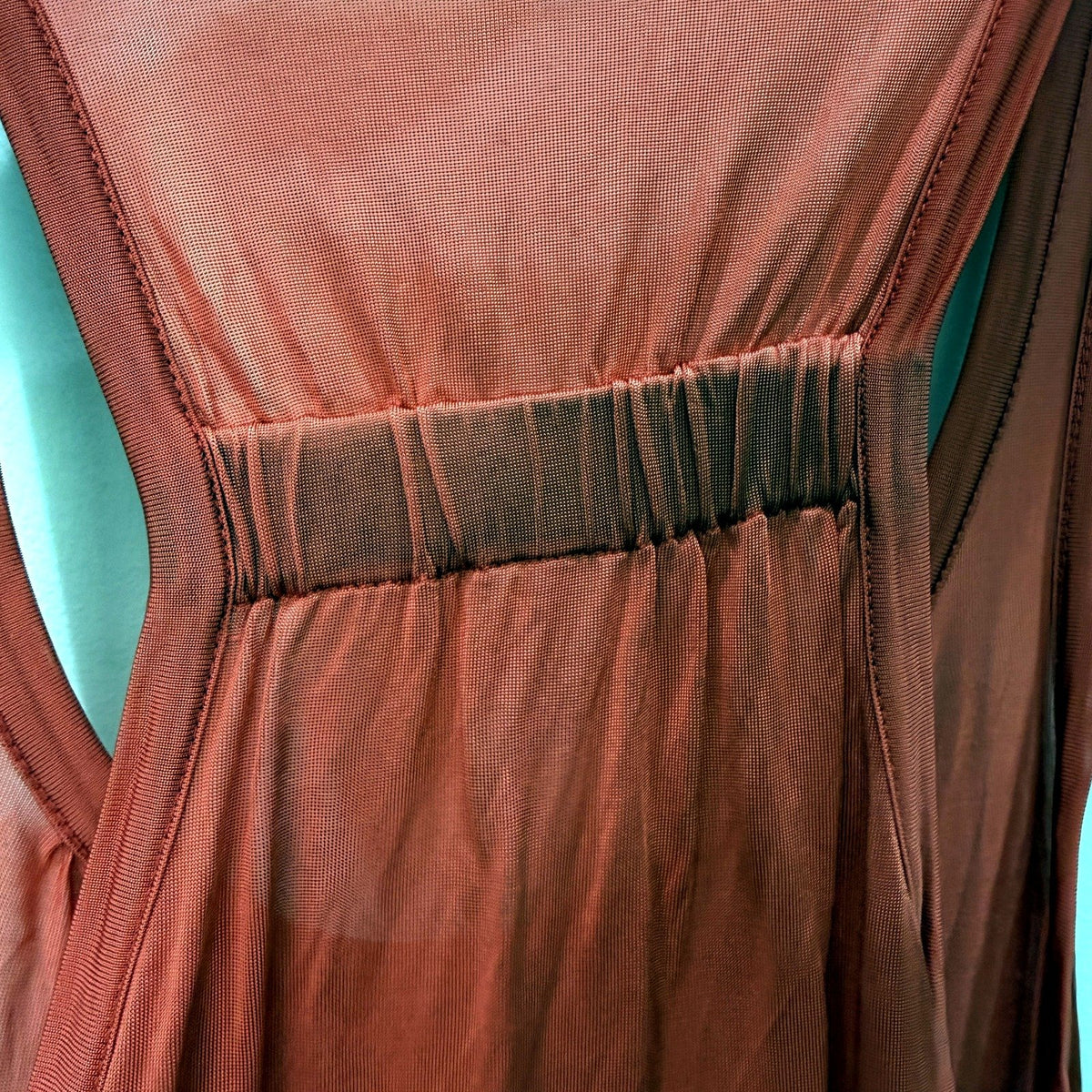 Ted Baker Womens Sleeveless Ruched Waist Red Tank Top Dress Size 2