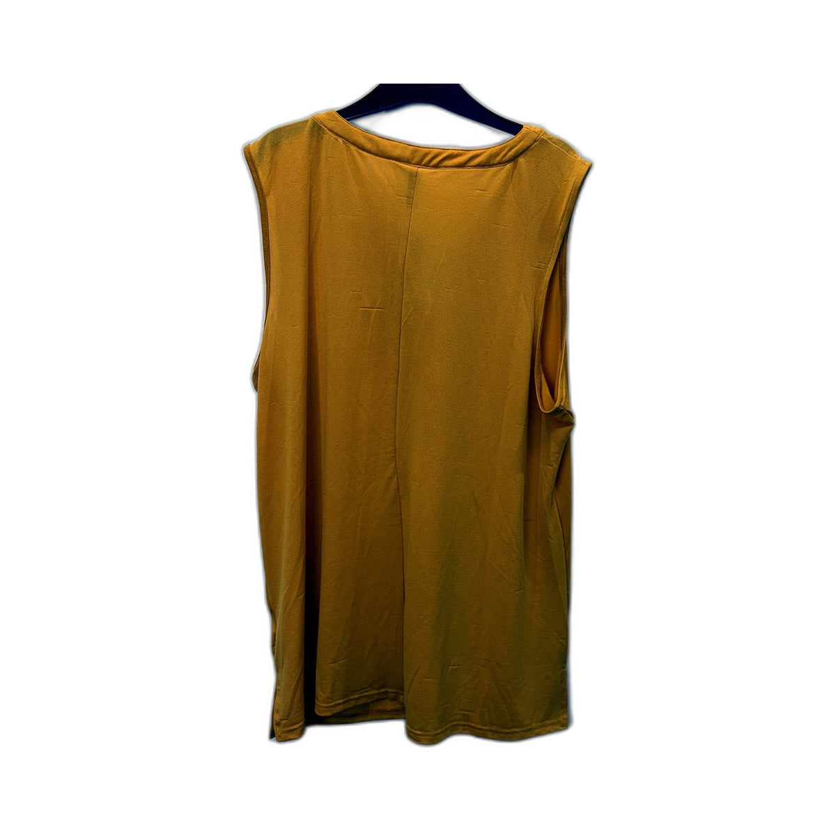 Crossroads Womens Oversized Mustard Yellow Tank Blouse in XL Size NEW