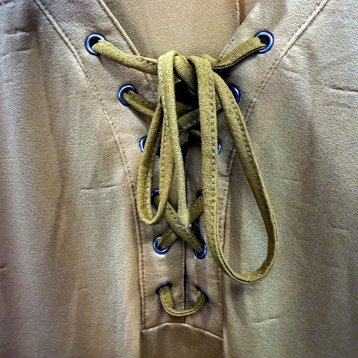 Crossroads Womens Oversized Mustard Yellow Tank Blouse in XL Size NEW