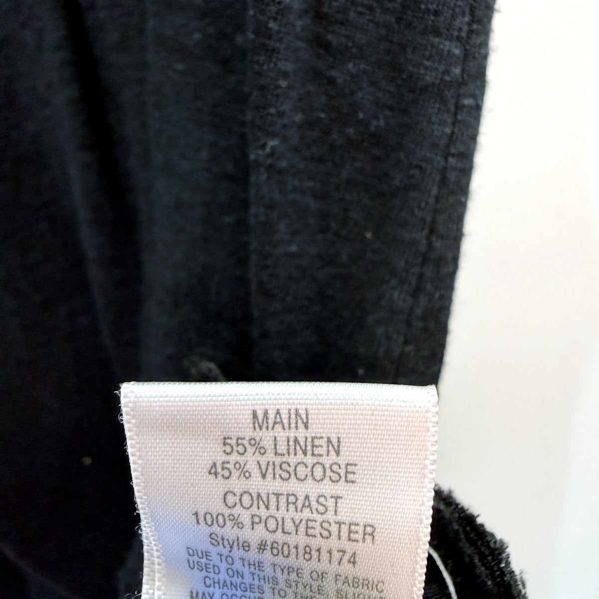 Witchery Womens Sleeveless Linen Viscose Zip Front Tank Top Black Size S