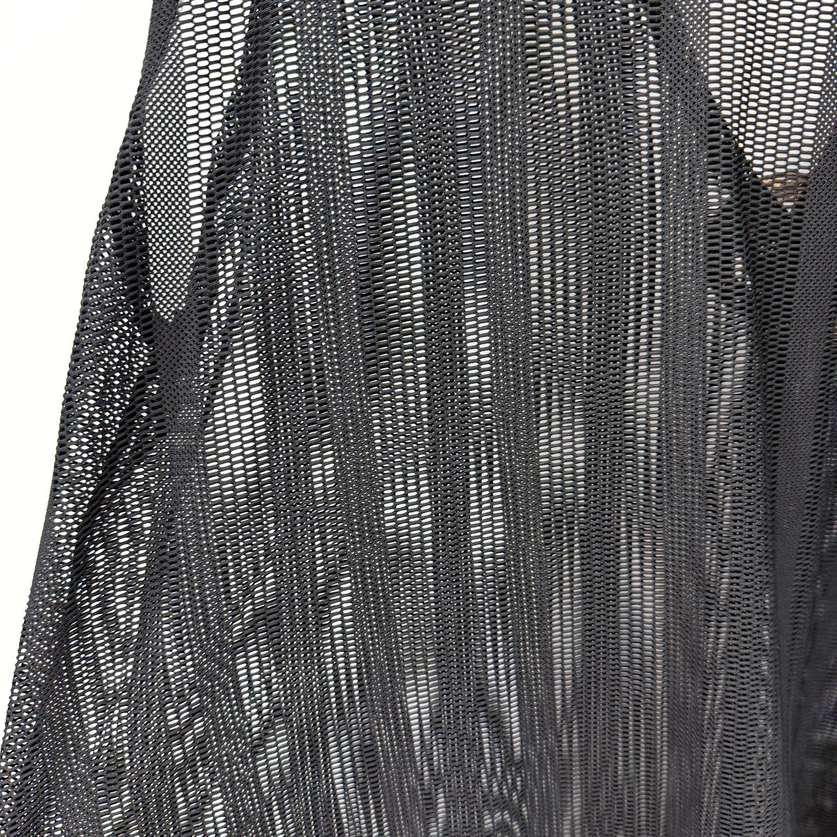 Lilia Womens Mesh Tank Top - Sleeveless, Loose Fit, Black, Size M NEW
