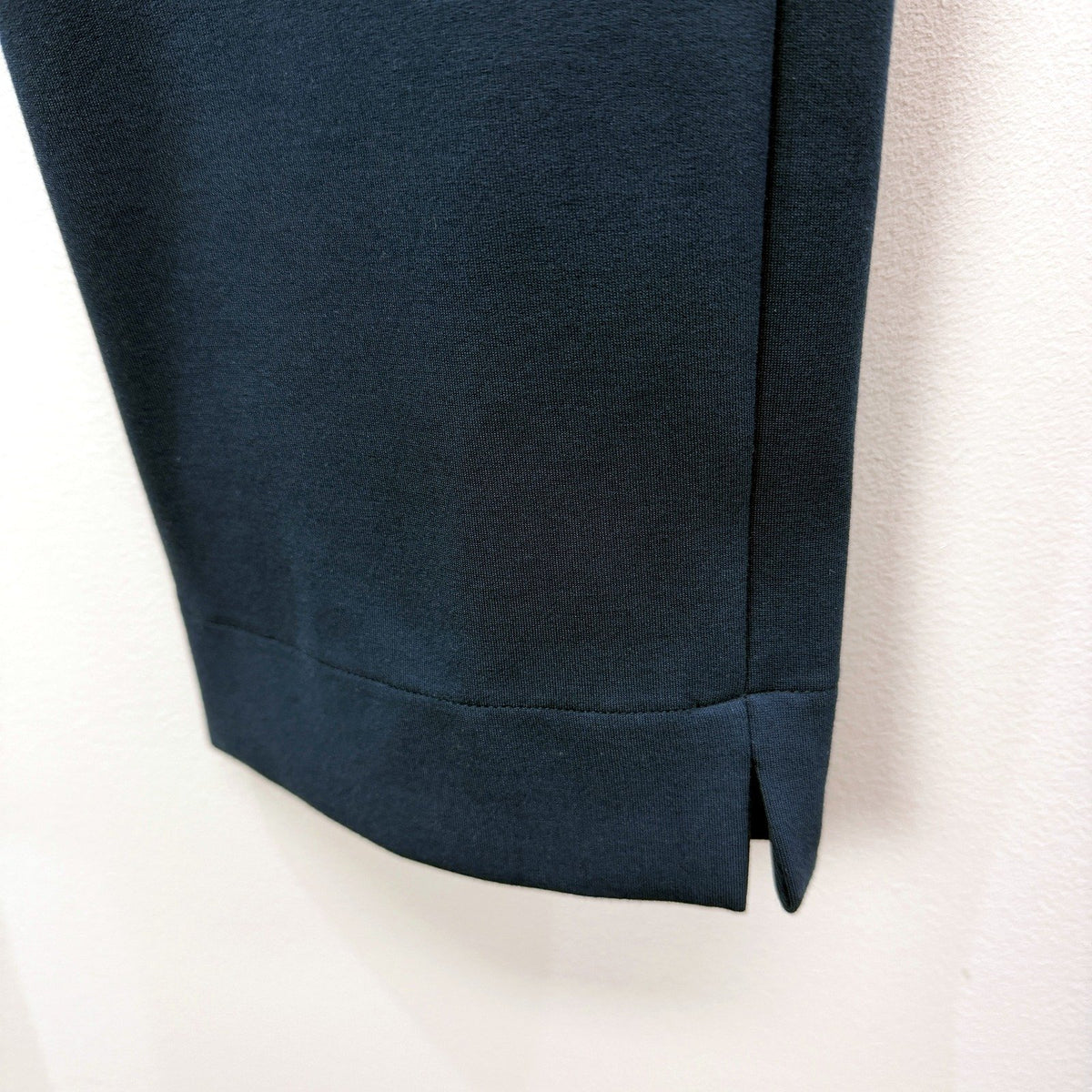 L&F Womens Navy Ponte Pants with Elastic Waist, Size 12