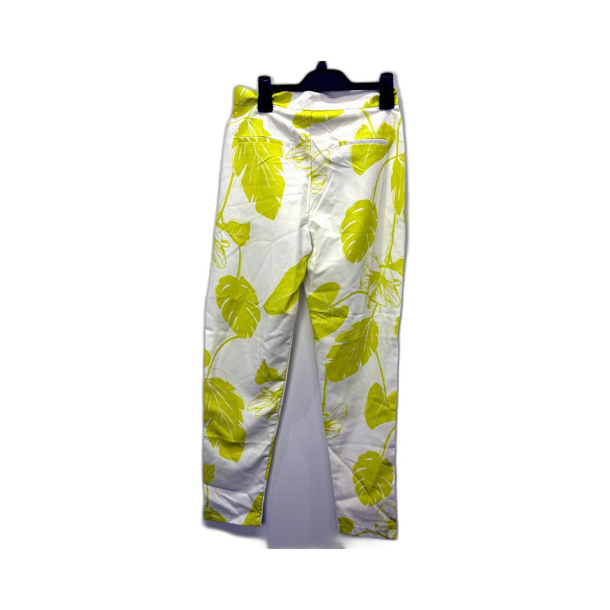 Rosebullet Womens Floral Print Pants Elastic Waist Multi Color Size 8 NEW