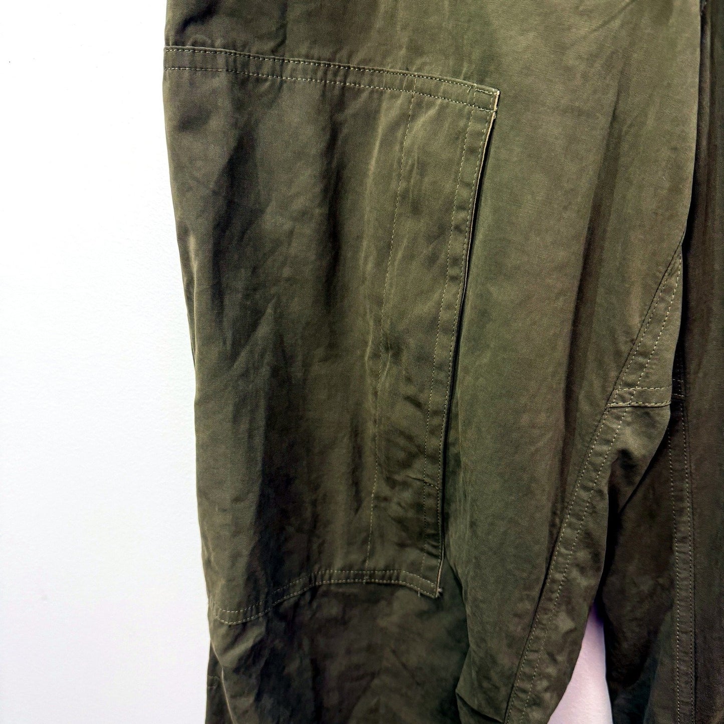 Neon Hart Womens Olive Green Cargo Pants Utility Workwear Outdoor Trousers NEW