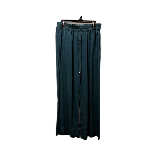 Ginger Smart Womens Drawstring Pants Teal Sustainable Eco-Friendly Size 16