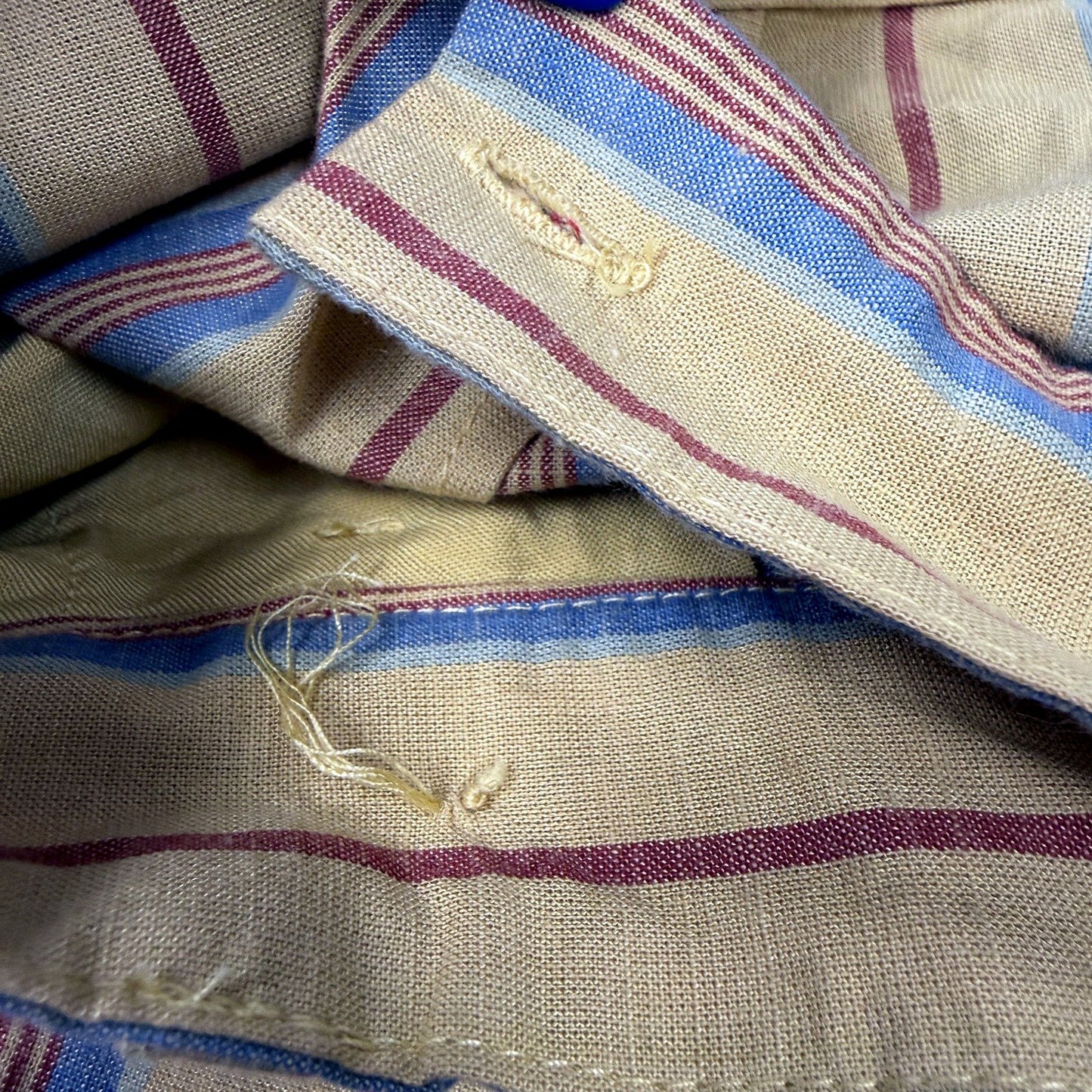 Subtitled Womens Striped Pants Casual Cotton Viscose Linen Multi Color Size NEW