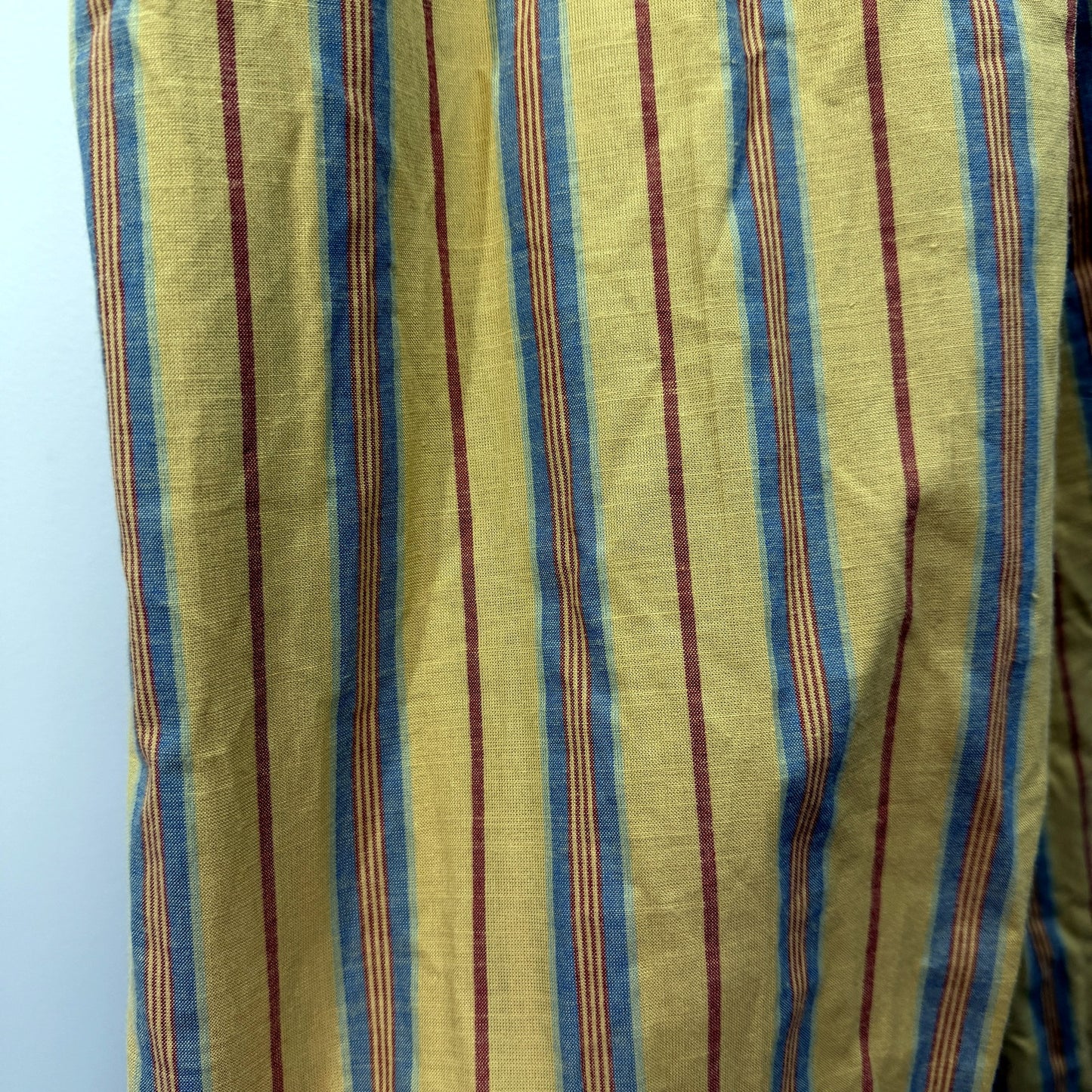 Subtitled Womens Striped Pants Casual Cotton Viscose Linen Multi Color Size NEW