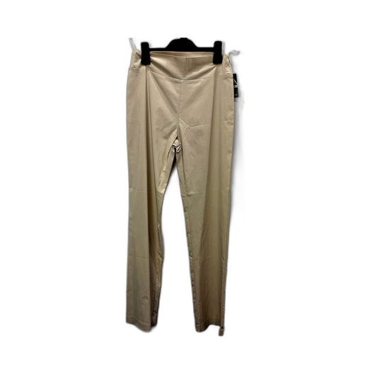 Daree mae Womens Beige High Waisted Straight Leg Pants Size 10 NEW