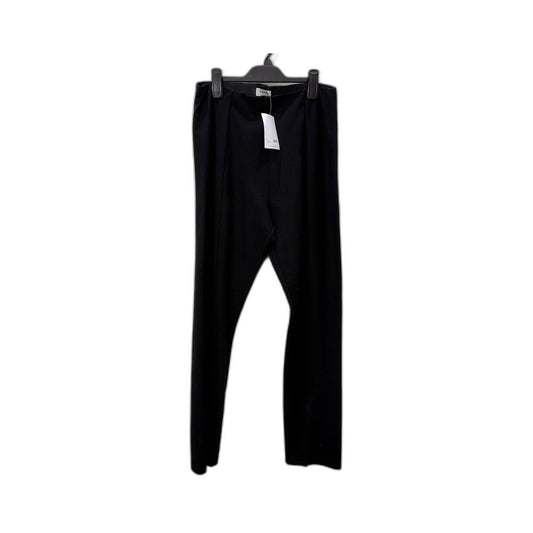 Sussan Womens Casual Cotton Blend Pants in Black, Size L NEW