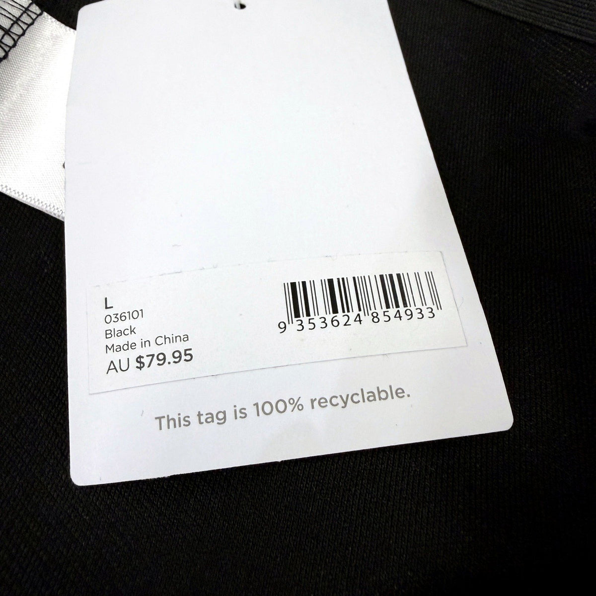 Sussan Womens Casual Cotton Blend Pants in Black, Size L NEW