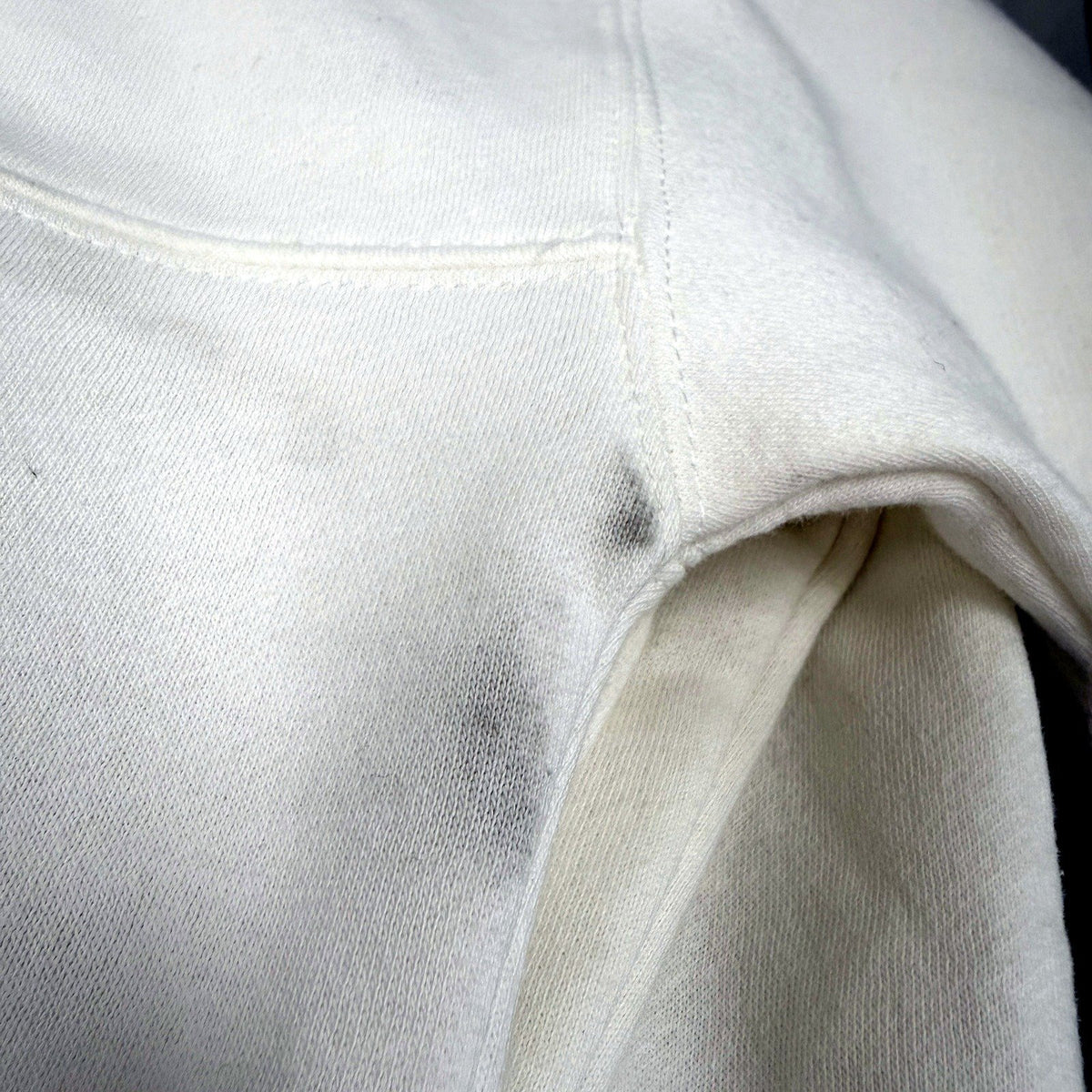 Subtitled Womens Zip Up Sweatshirt Casual Comfortable White Cotton Blend NEW
