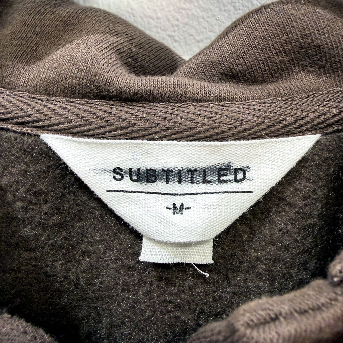 Subtitled Womens Brown Pullover Sweatshirt Casual Comfortable Cotton Blend NEW