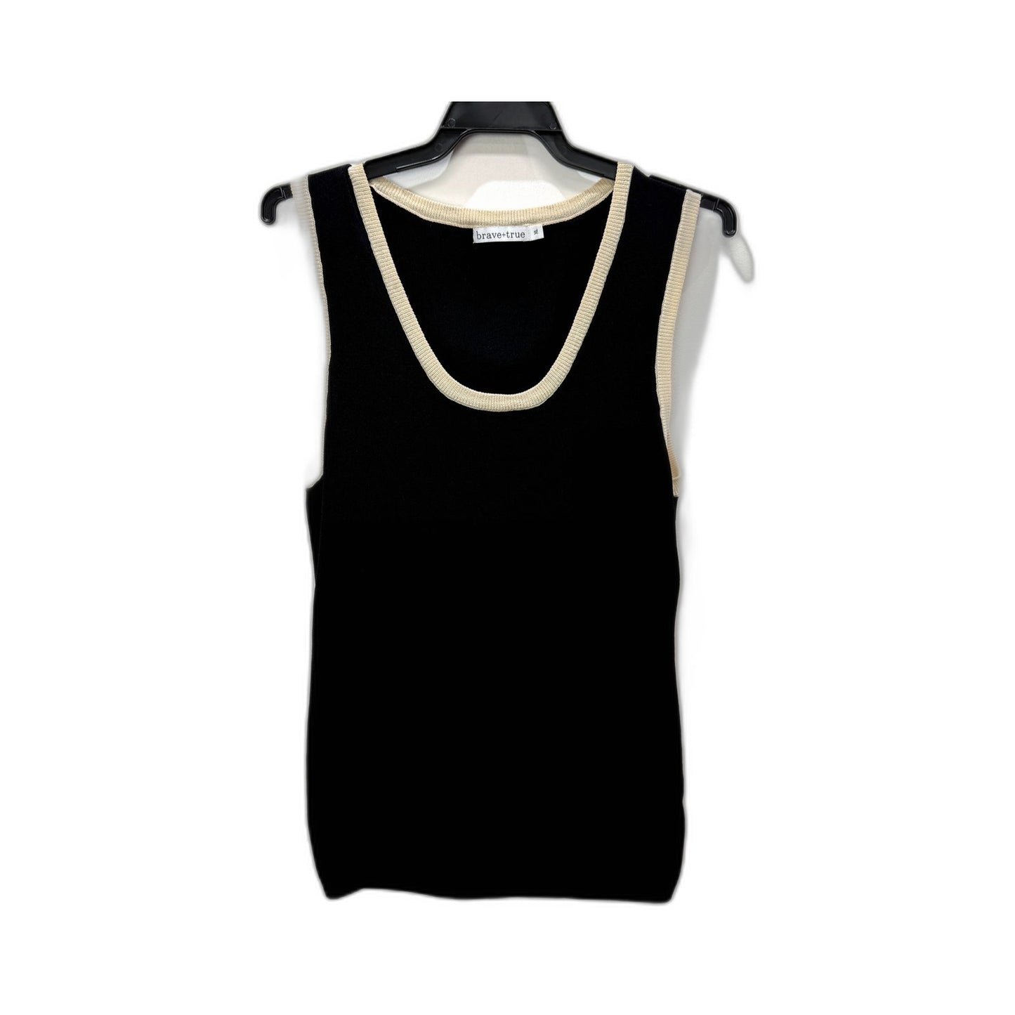 Brave+true Sleeveless Tank Top Black Casual Comfortable Blouse Size XL NEW