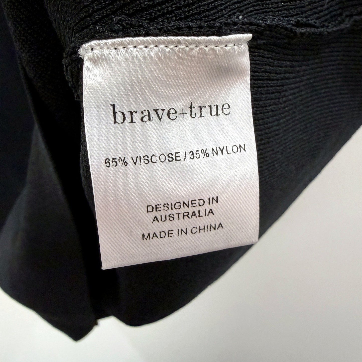 Brave+true Sleeveless Tank Top Black Casual Comfortable Blouse Size XL NEW