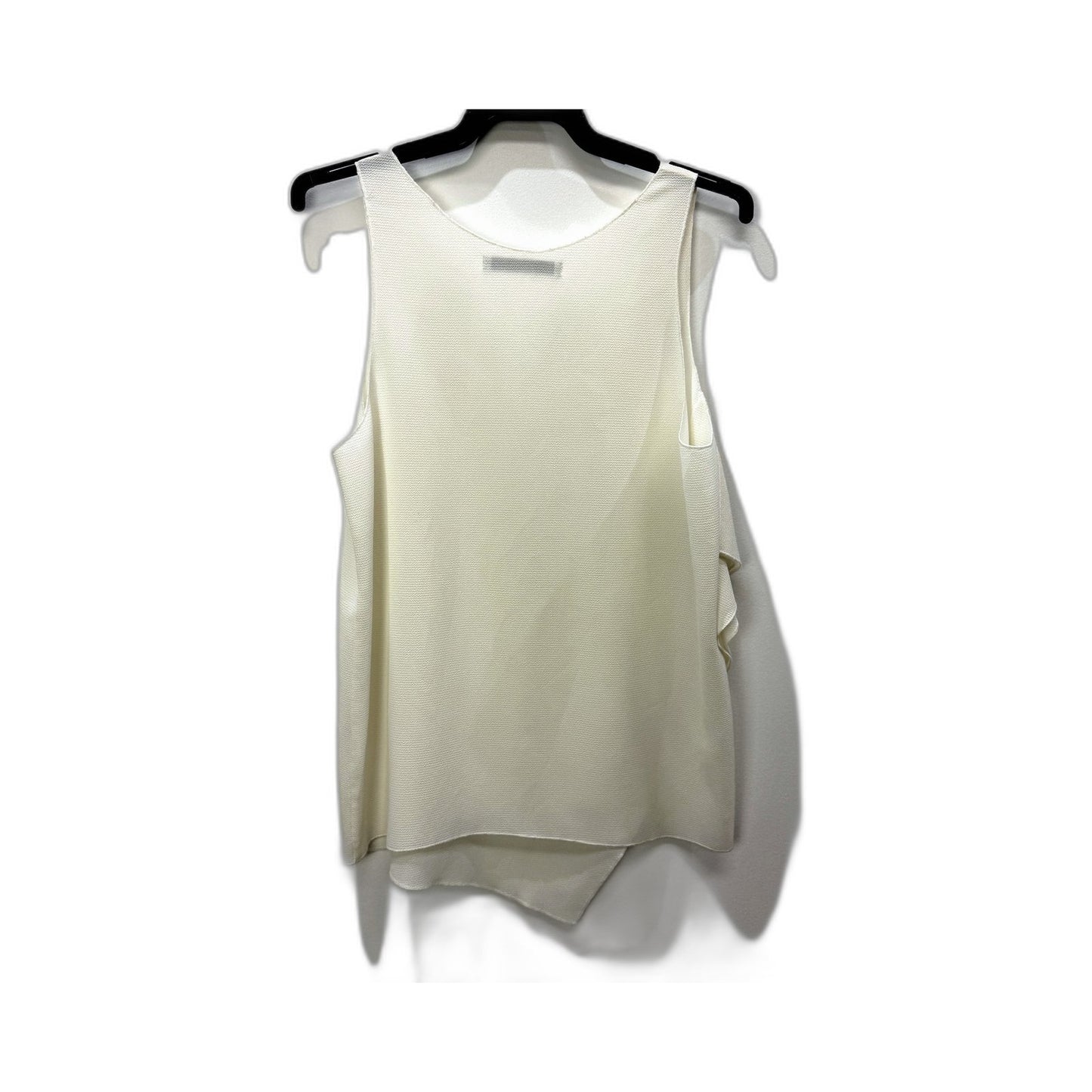 Camilla and Marc Womens Sleeveless Knit Top Ivory Comfortable Lightweight Medium