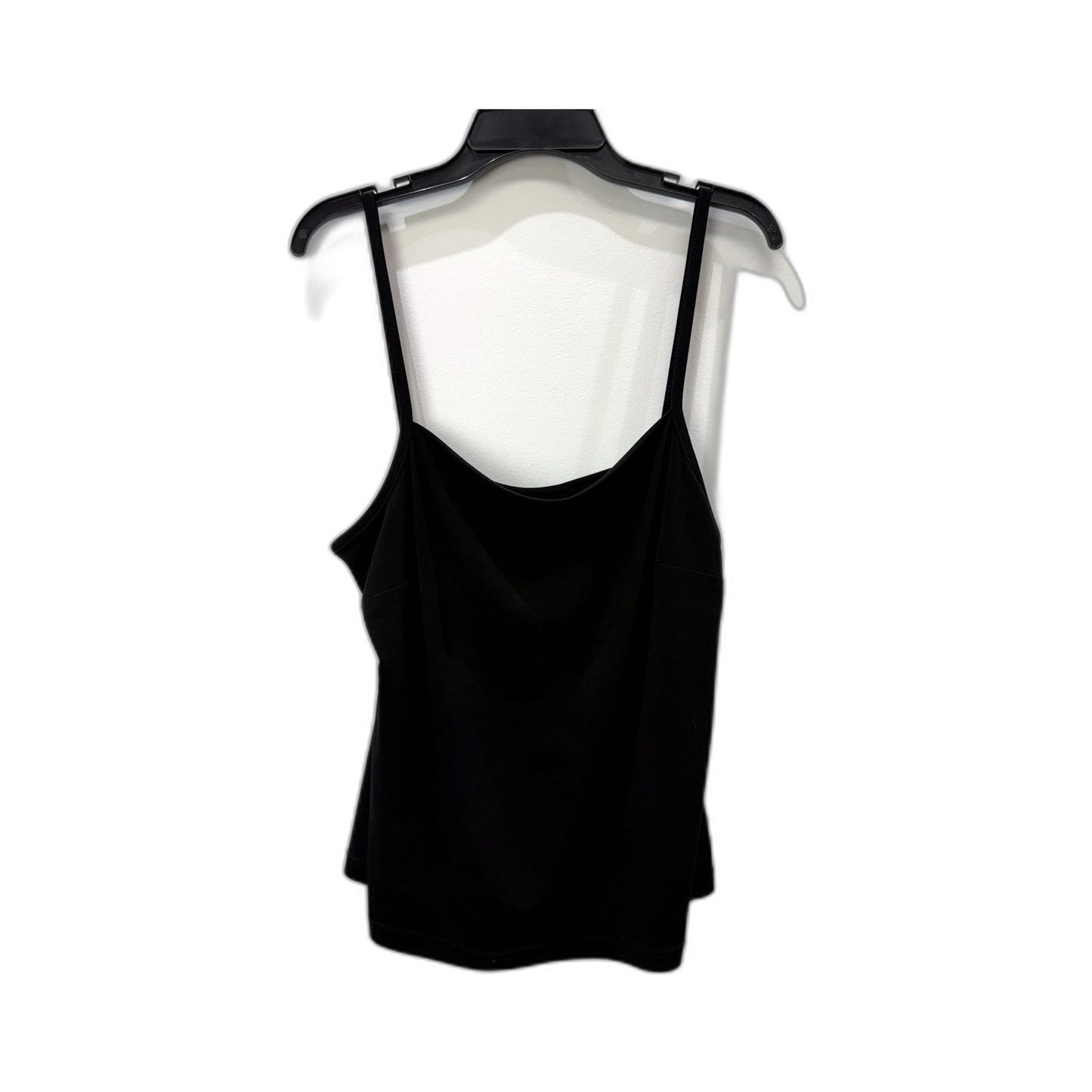 Perri Cutten Womens Sleeveless Pullover Sweatshirt Scoop Neck Black Size M