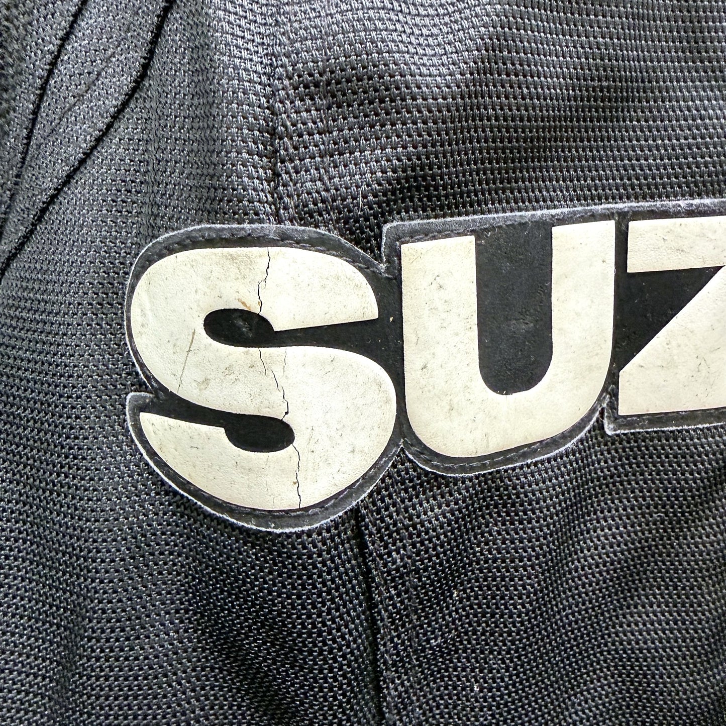 Suzuki Womens Motorcycle Jacket Black Nylon Removable Lining Medium Size