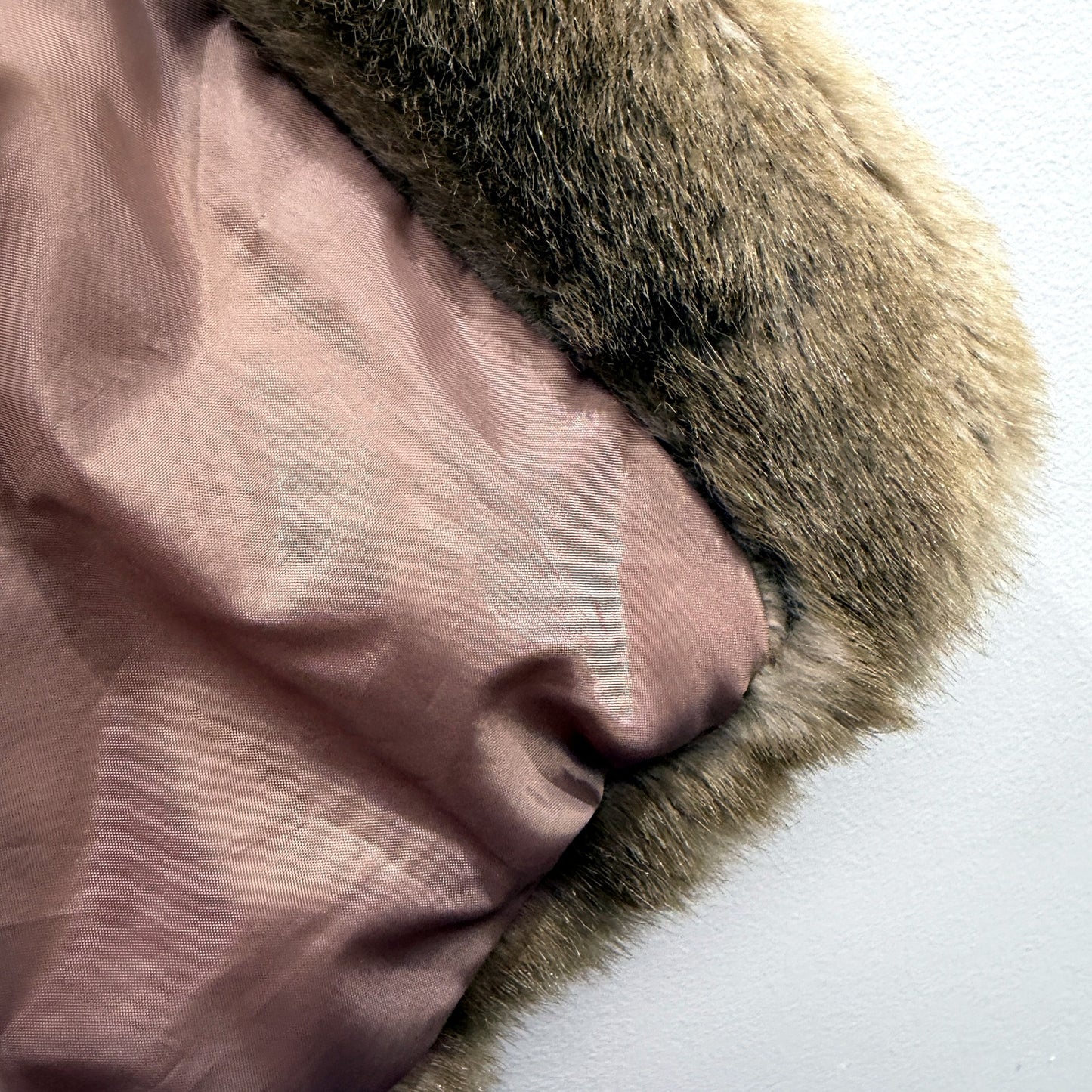 Glamour Womens Faux Fur Jacket - Warm Cozy Brown Coat for Plus Size 18