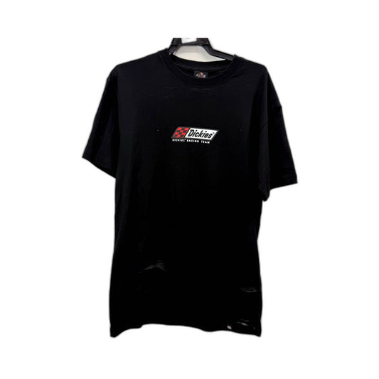 Dickies Mens Vintage Distressed 100% Cotton Black T-Shirt, Small Size