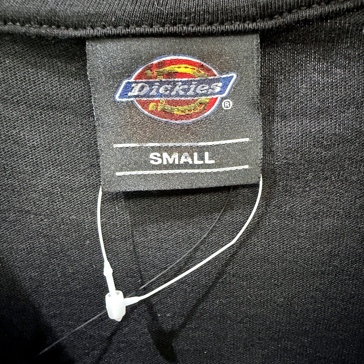 Dickies Mens Vintage Distressed 100% Cotton Black T-Shirt, Small Size