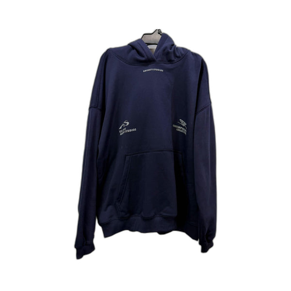 Arvust Studios Mens Navy Blue Pullover Hoodie in XL Size