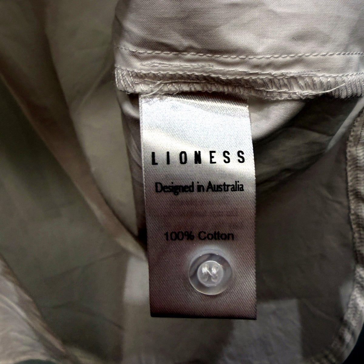 Lioness Womens Lightweight Crinkle White Jacket Casual Wear Size S NEW
