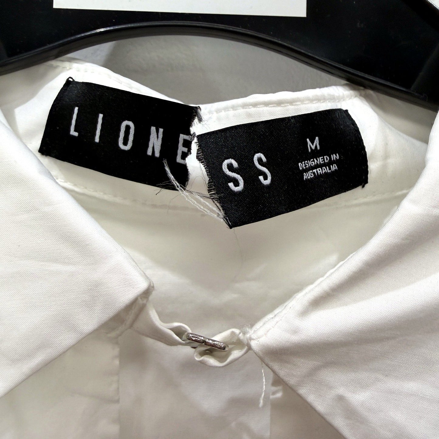 Lioness Womens Hooded Zip-Up Pullover Jacket in White, Size M NEW
