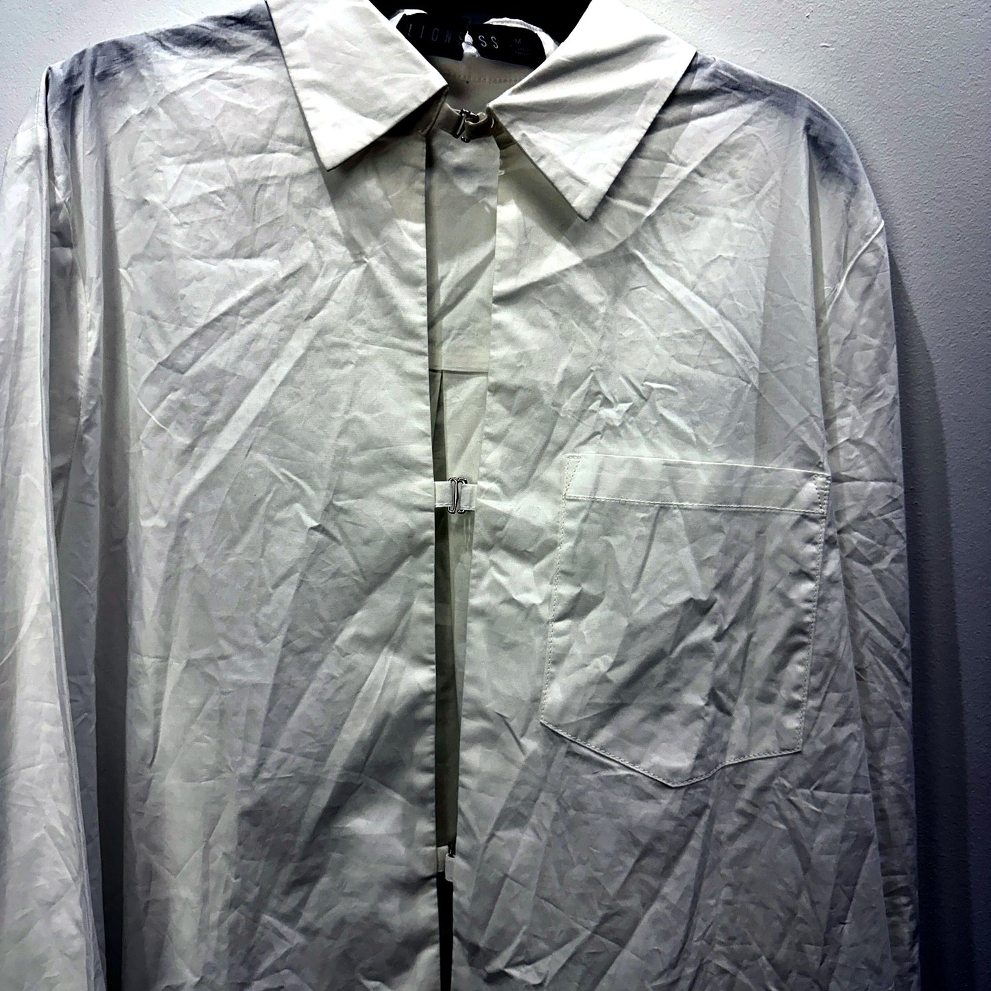 Lioness Womens Hooded Zip-Up Pullover Jacket in White, Size M NEW