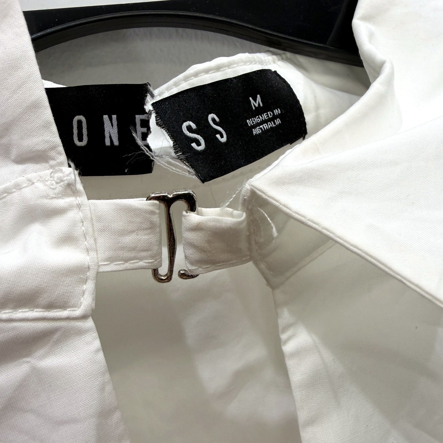 Lioness Womens Hooded Zip-Up Pullover Jacket in White, Size M NEW
