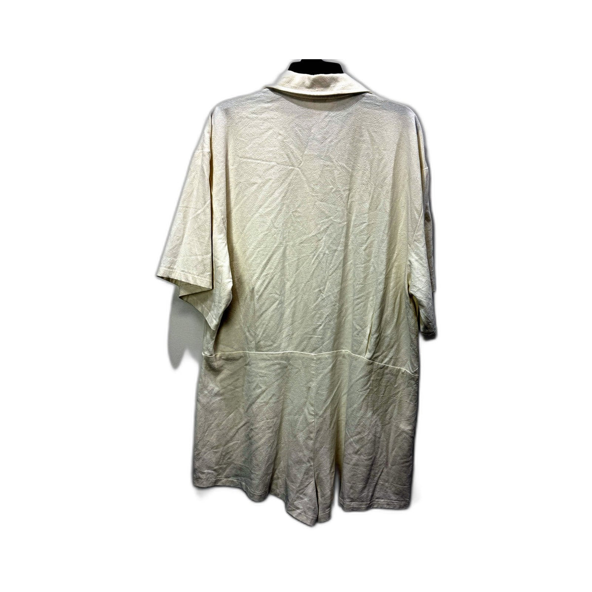 Subtitled Womens Linen Playsuit White Lightweight Casual One-Piece Size S NEW