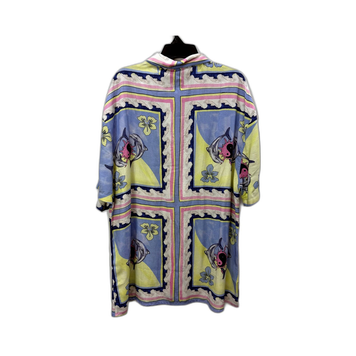 It's Now Cool Womens Floral Print Button Down Leisure Shirt Harmony Size S NEW
