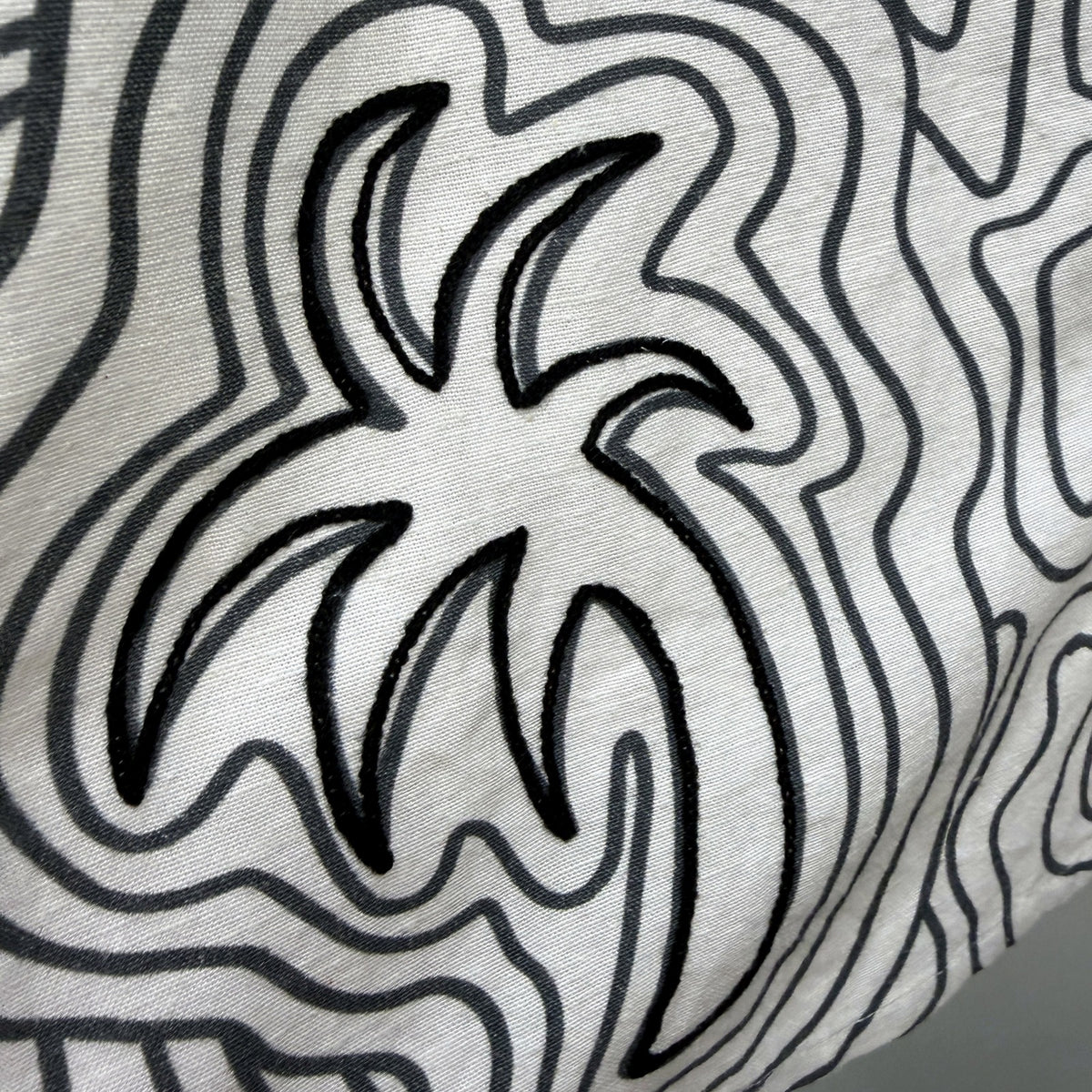 It's Now Cool Womens 2 Piece Leisure Set Black and White Swirl Print Size S NEW