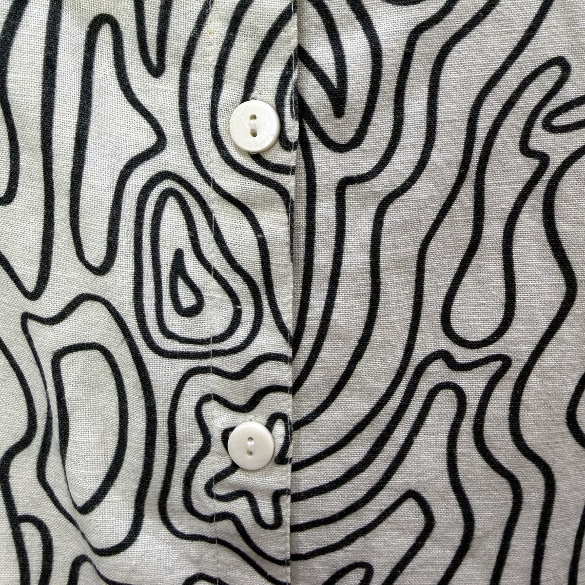 It's Now Cool Womens 2 Piece Leisure Set Black and White Swirl Print Size S NEW