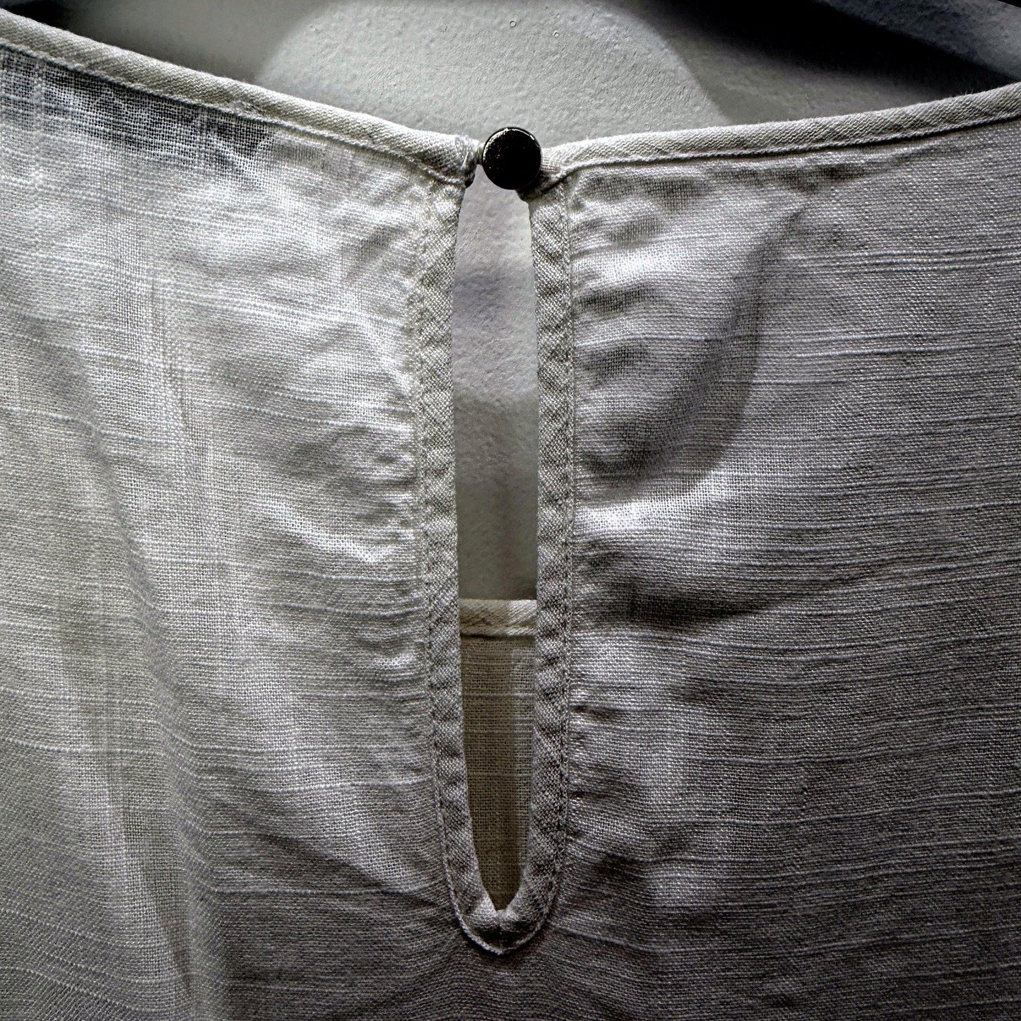 Just Jeans Womens Ribbed Bell Sleeve White Blouse for Women Size 14