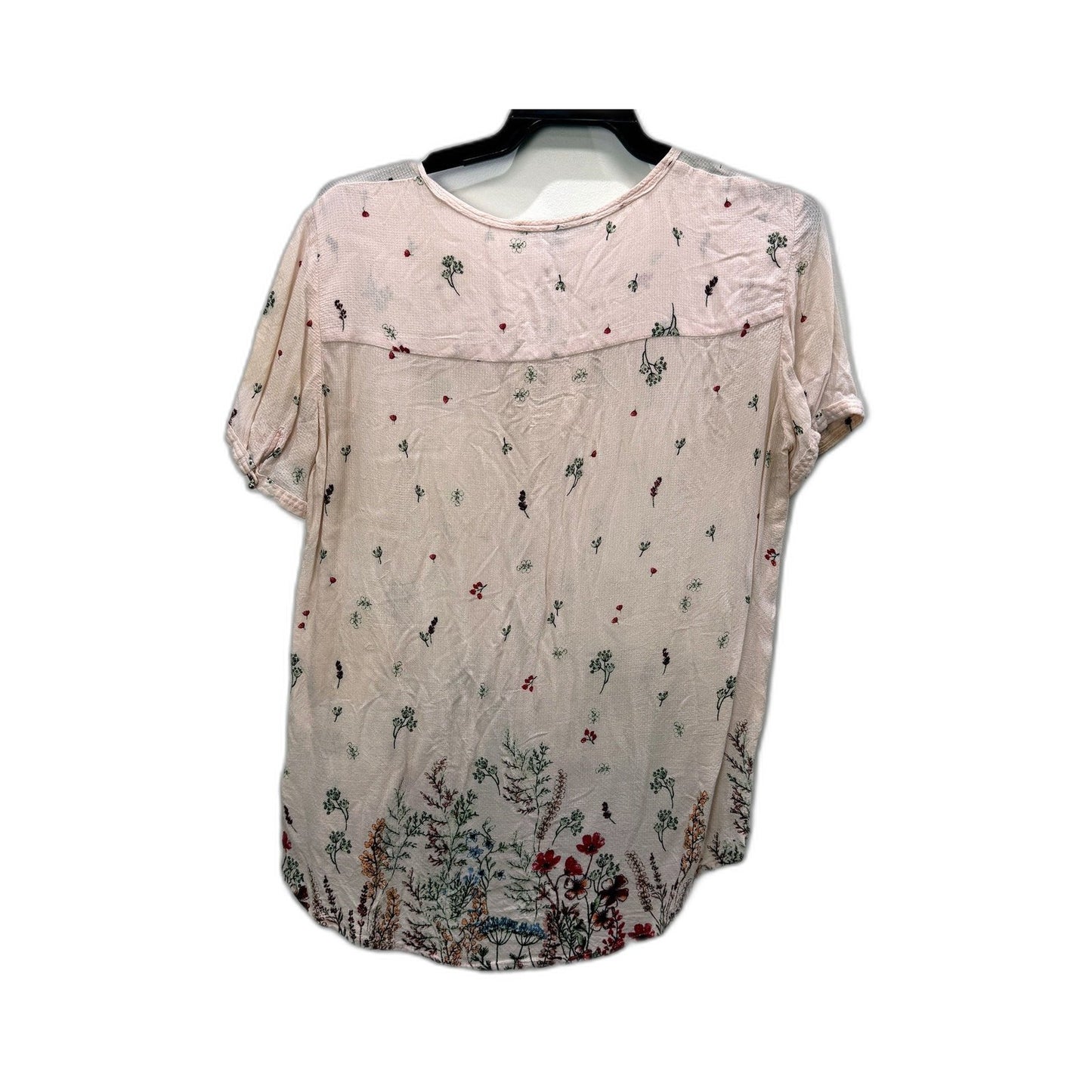 Esprit Womens Floral Print Blouse Casual Lightweight Multi Color Size 12