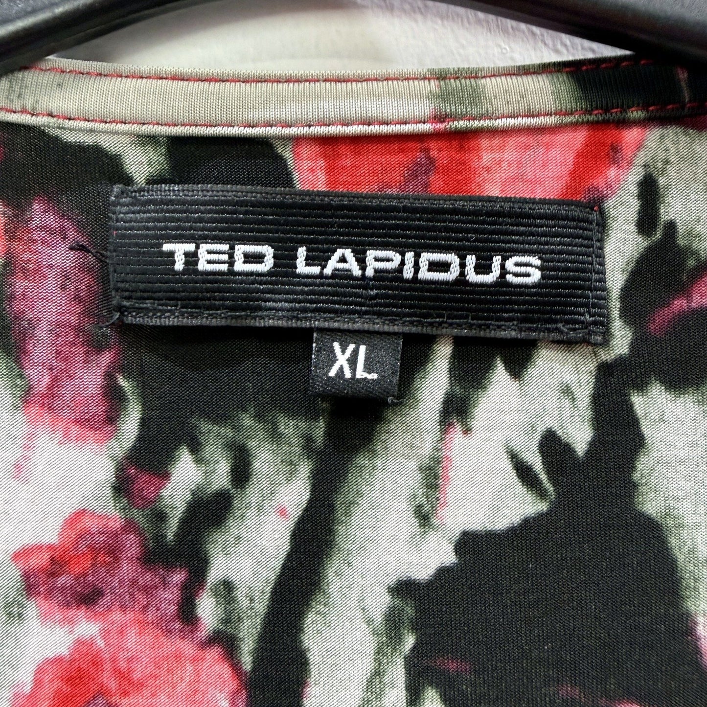 Ted Lapidus Womens Floral Print Kimono Jacket Polyester Multi Color Size XL