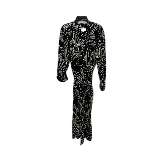 Witchery Womens Floral Print Button Front Long Sleeve Dress Multi Color NEW