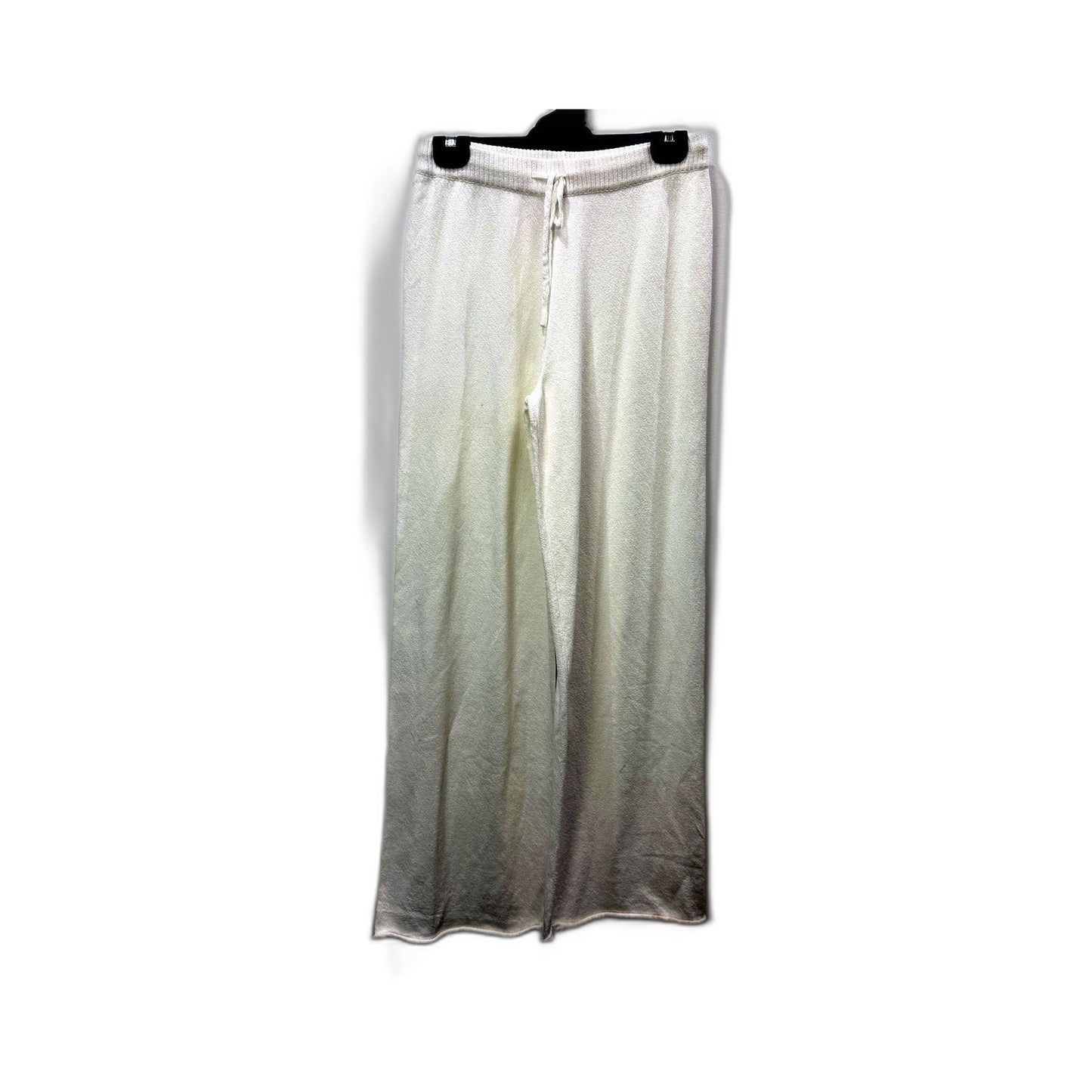 Subtitled Womens Casual Soft Lounge Sweatpants in White - Size S