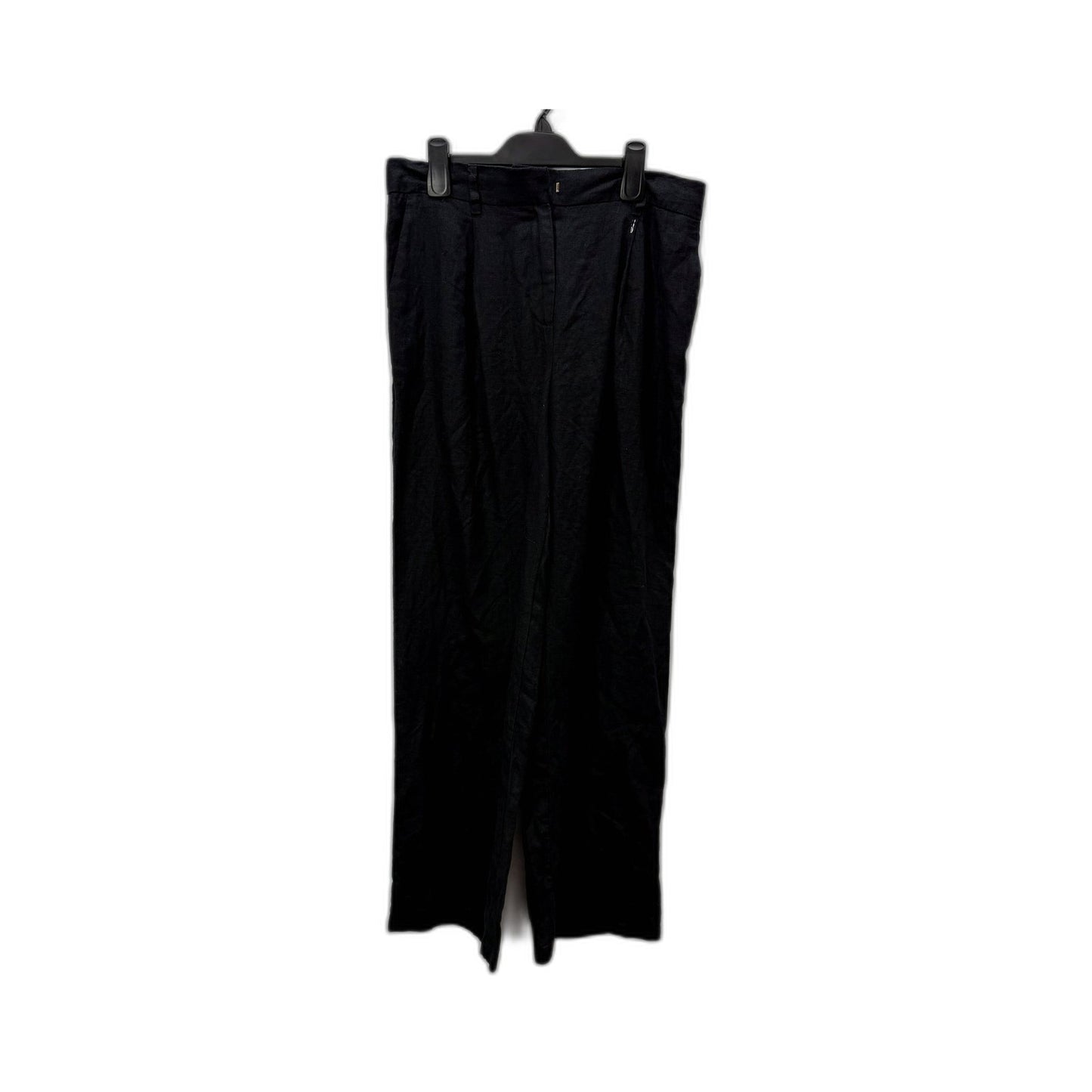 Subtitled Womens Elastic Waist Drawstring Black Pants, Size M NEW
