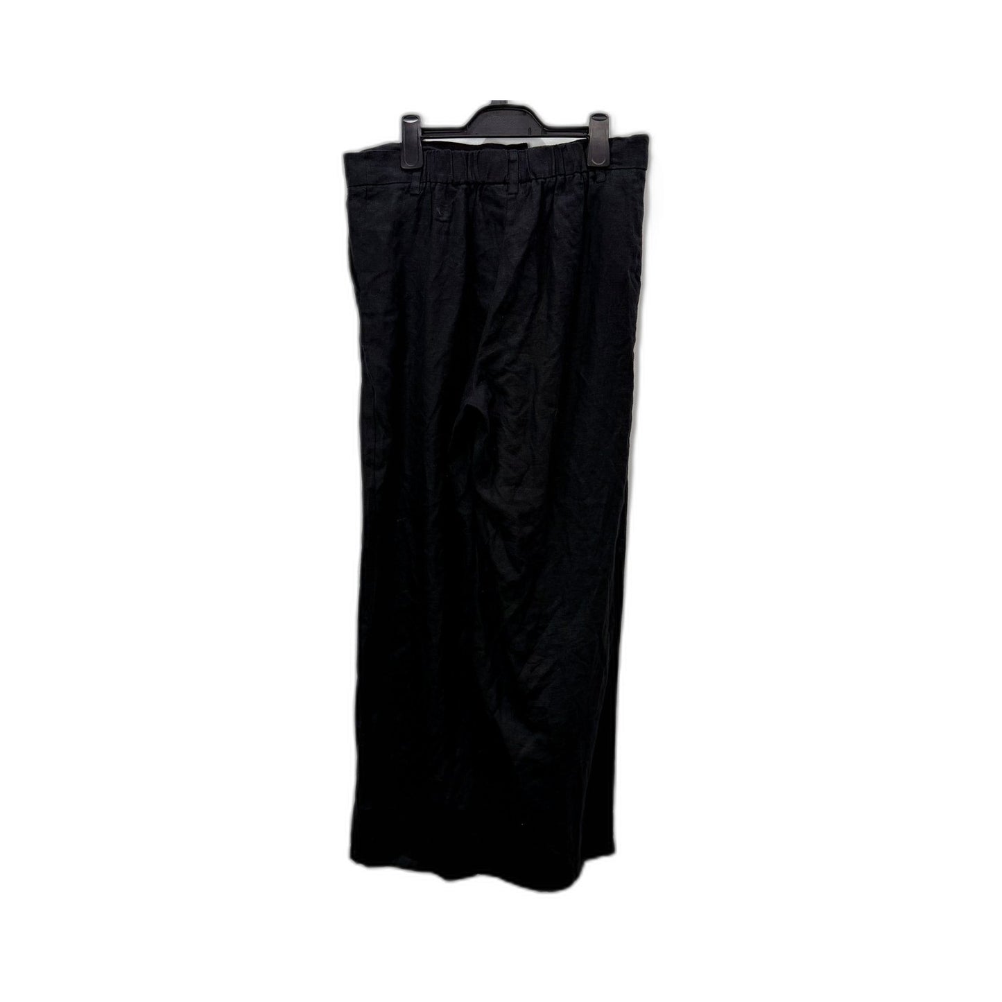 Subtitled Womens Elastic Waist Drawstring Black Pants, Size M NEW