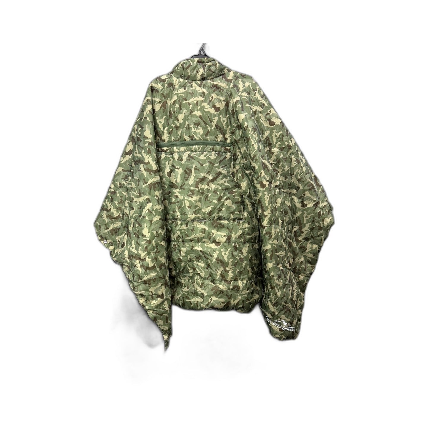 Camping Unisex Padded Reversible Poncho Insulated Outdoor Camouflage One NEW