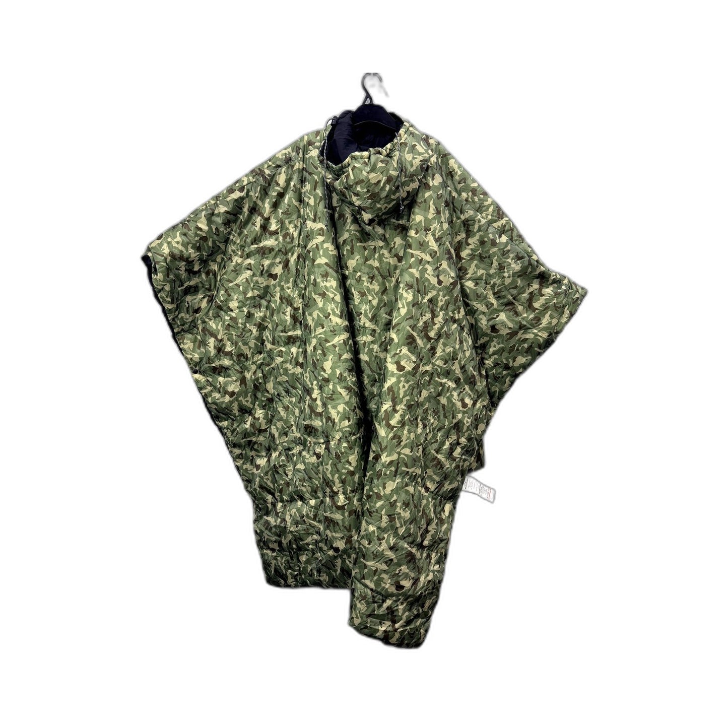 Camping Unisex Padded Reversible Poncho Insulated Outdoor Camouflage One NEW