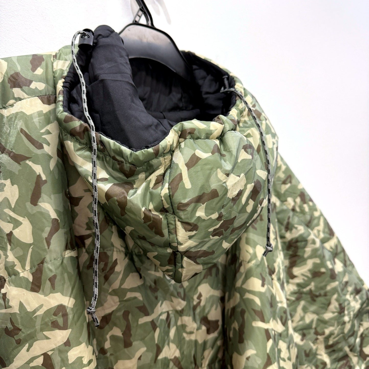 Camping Unisex Padded Reversible Poncho Insulated Outdoor Camouflage One NEW
