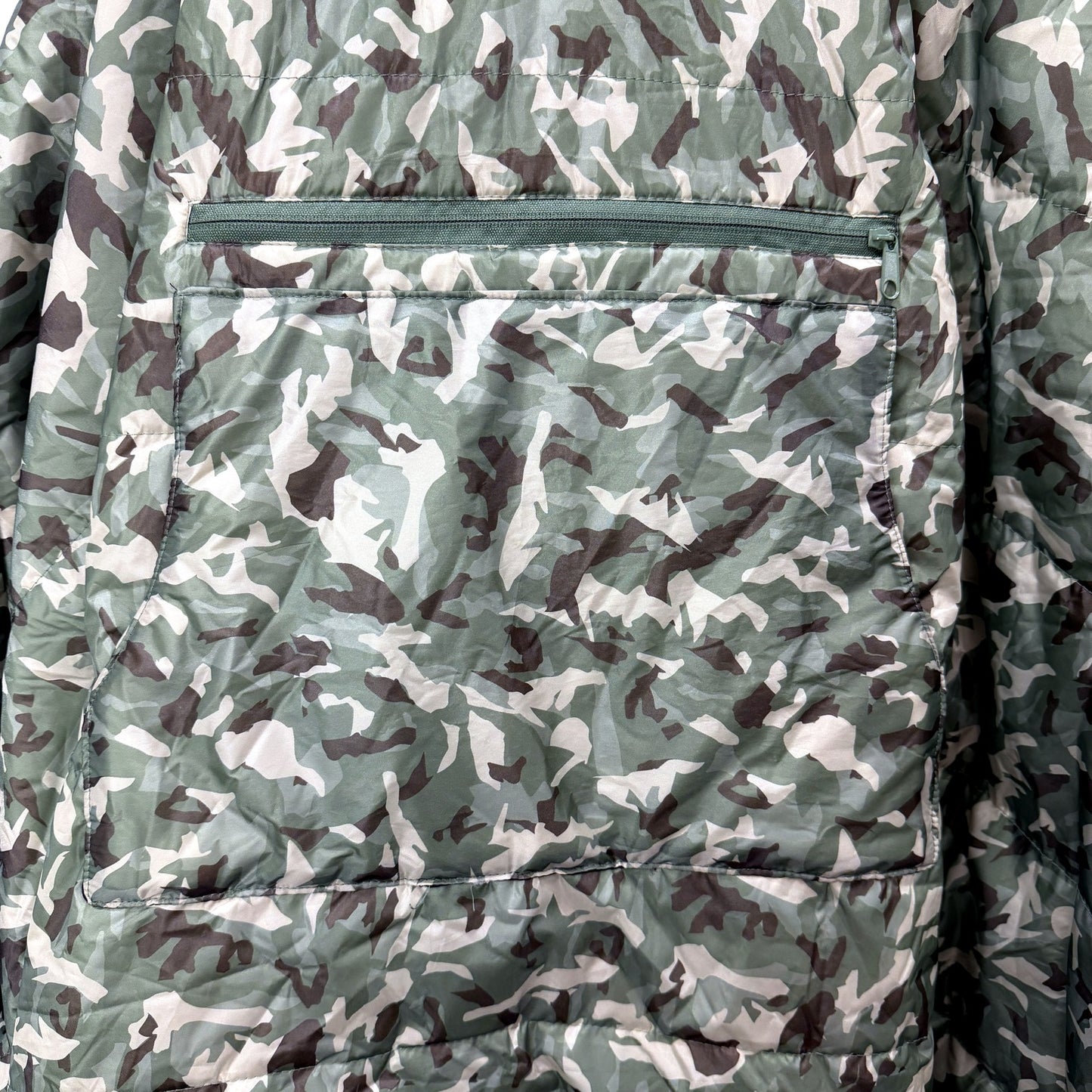 Camping Unisex Padded Reversible Poncho Insulated Outdoor Camouflage One NEW