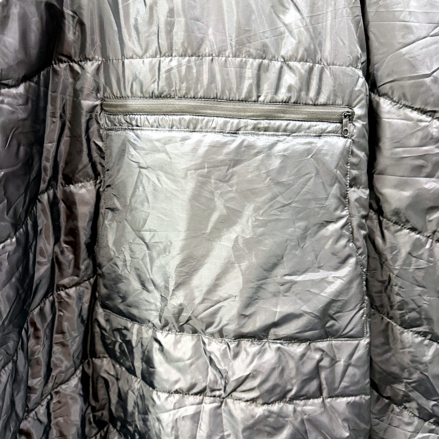 Camping Unisex Padded Reversible Poncho Hooded Insulated Outdoor Black One NEW