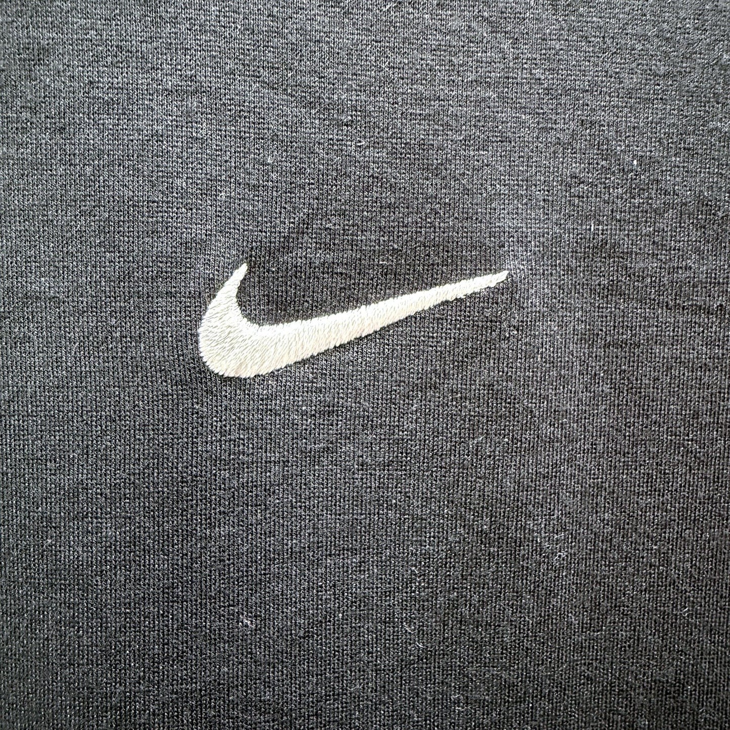 Nike Womens Black Mock Neck Pullover Sweatshirt Maxi T-Shirt Dress Size L